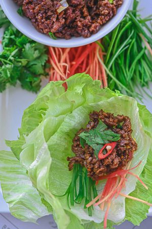 Delicious Beef Lettuce Wraps in Lahore | Bamboo Union