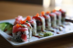 Smoked Spicy Salmon Roll in Lahore | Bamboo Union