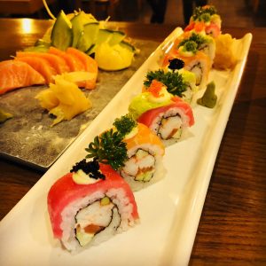 Delicious Rainbow Roll in Lahore | Bamboo Union